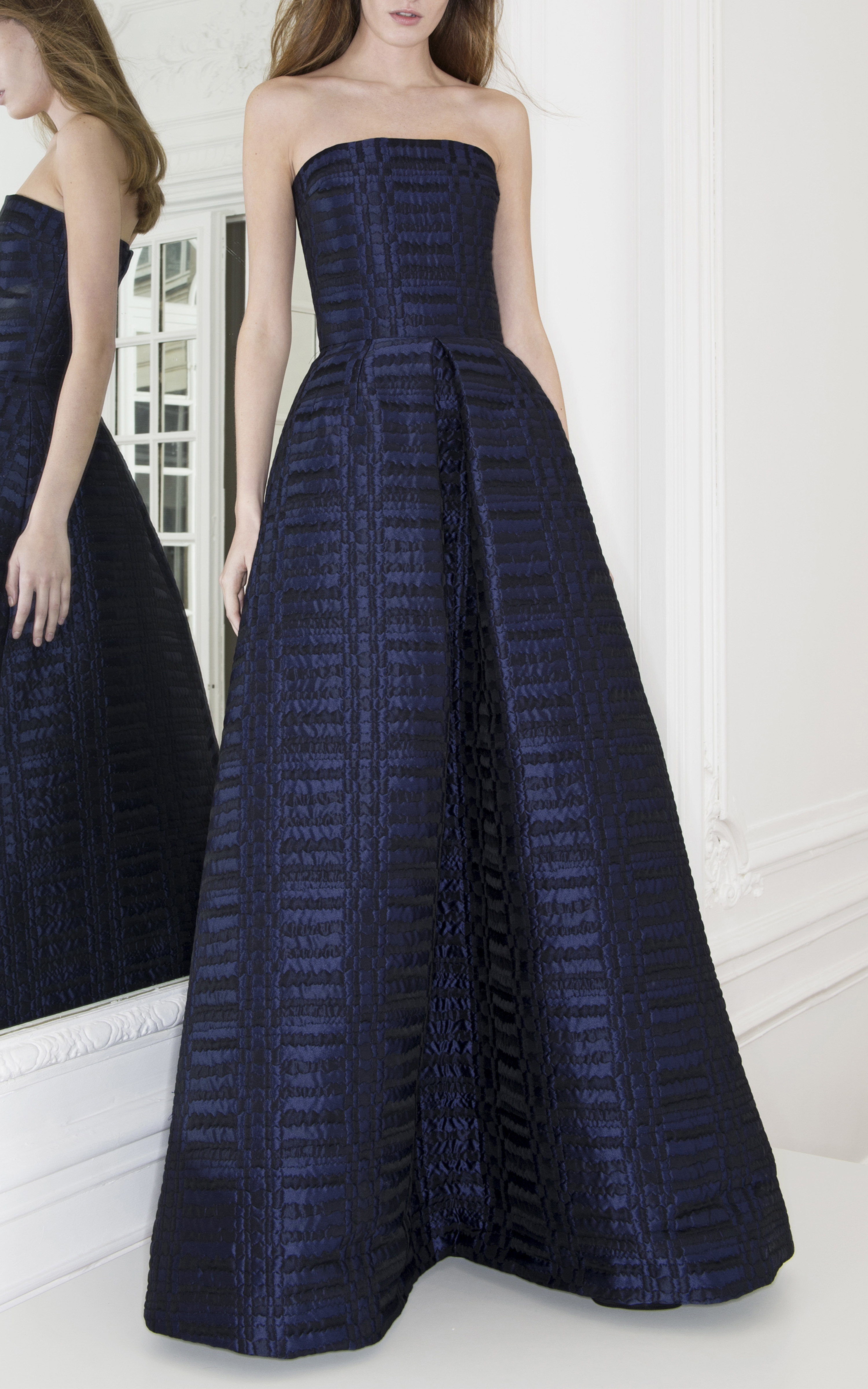 Martin Grant The Princess Ball Gown in Navy/Black (Blue) - Lyst