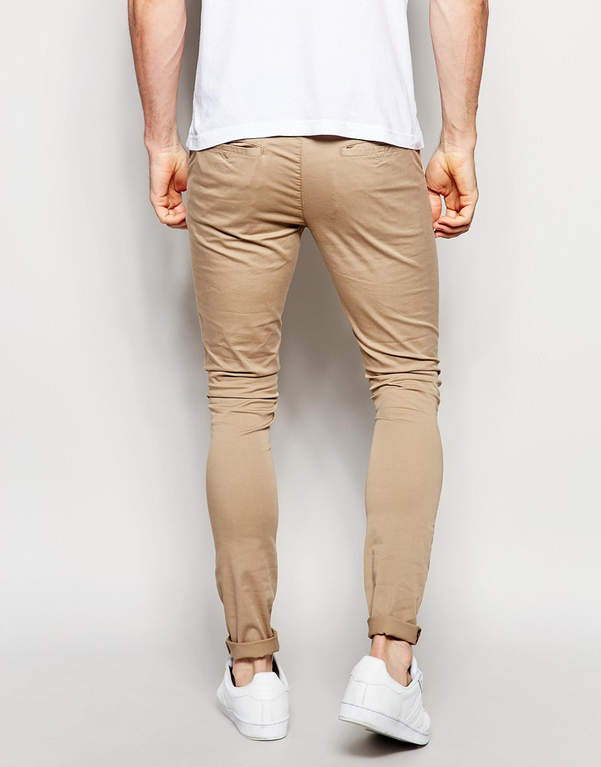 ASOS 2 Pack Extreme Super Skinny Chinos Save 15% in Blue for Men - Lyst