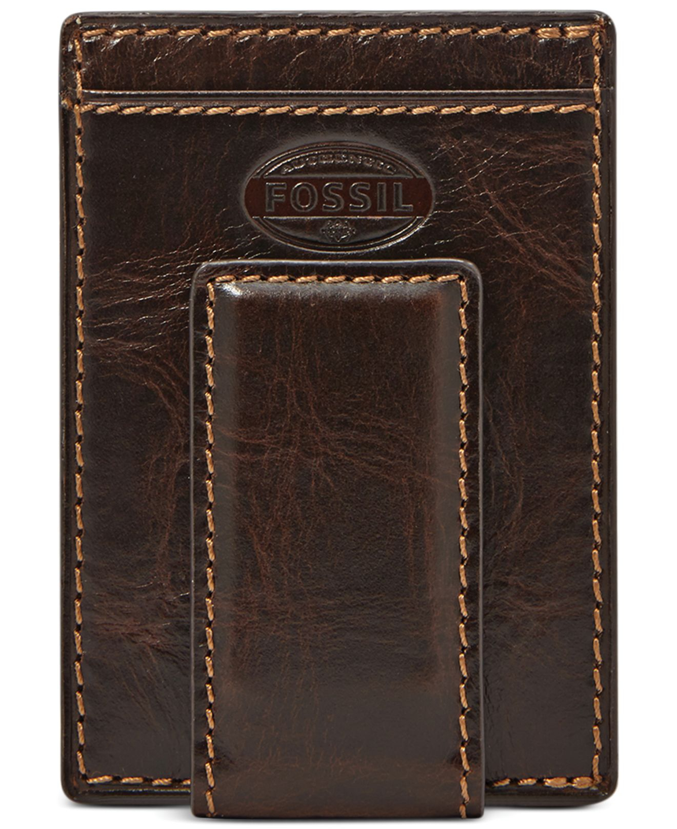 Fossil Norton Multicard Frontpocket Wallet in Brown for Men