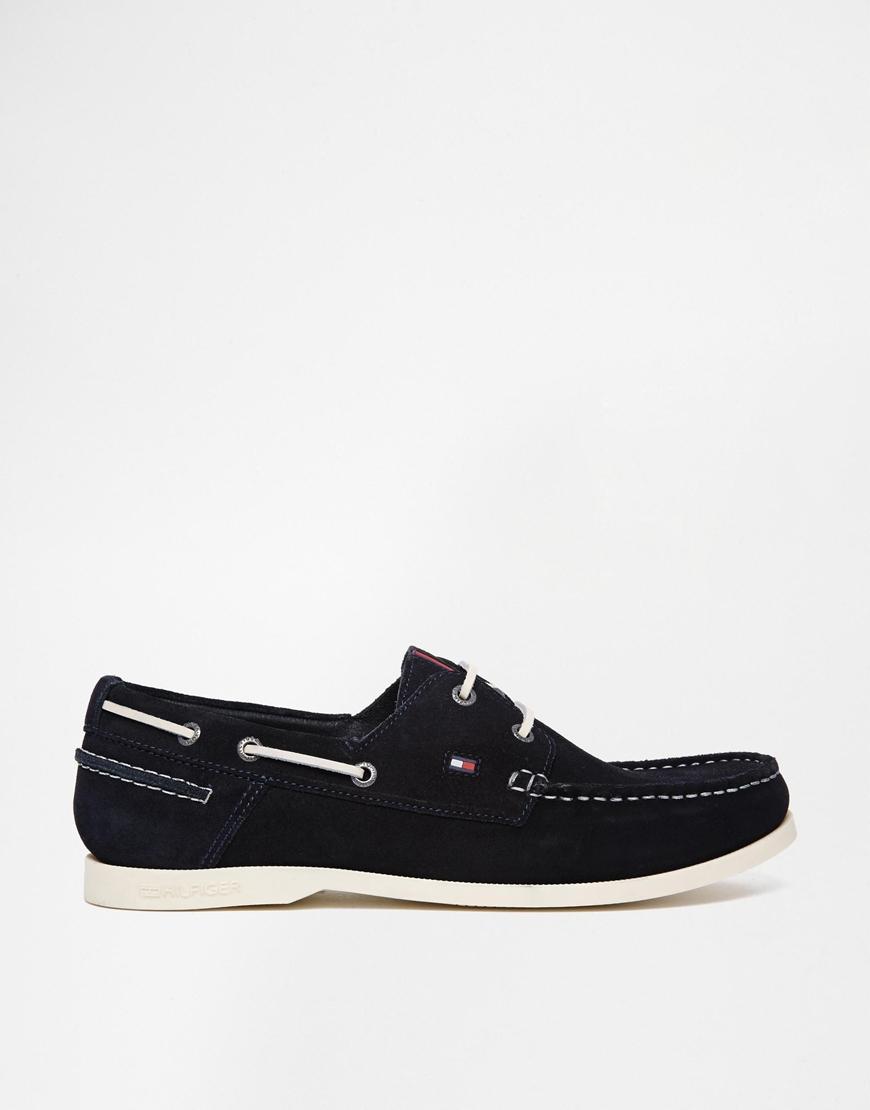 tommy hilfiger black suede shoes