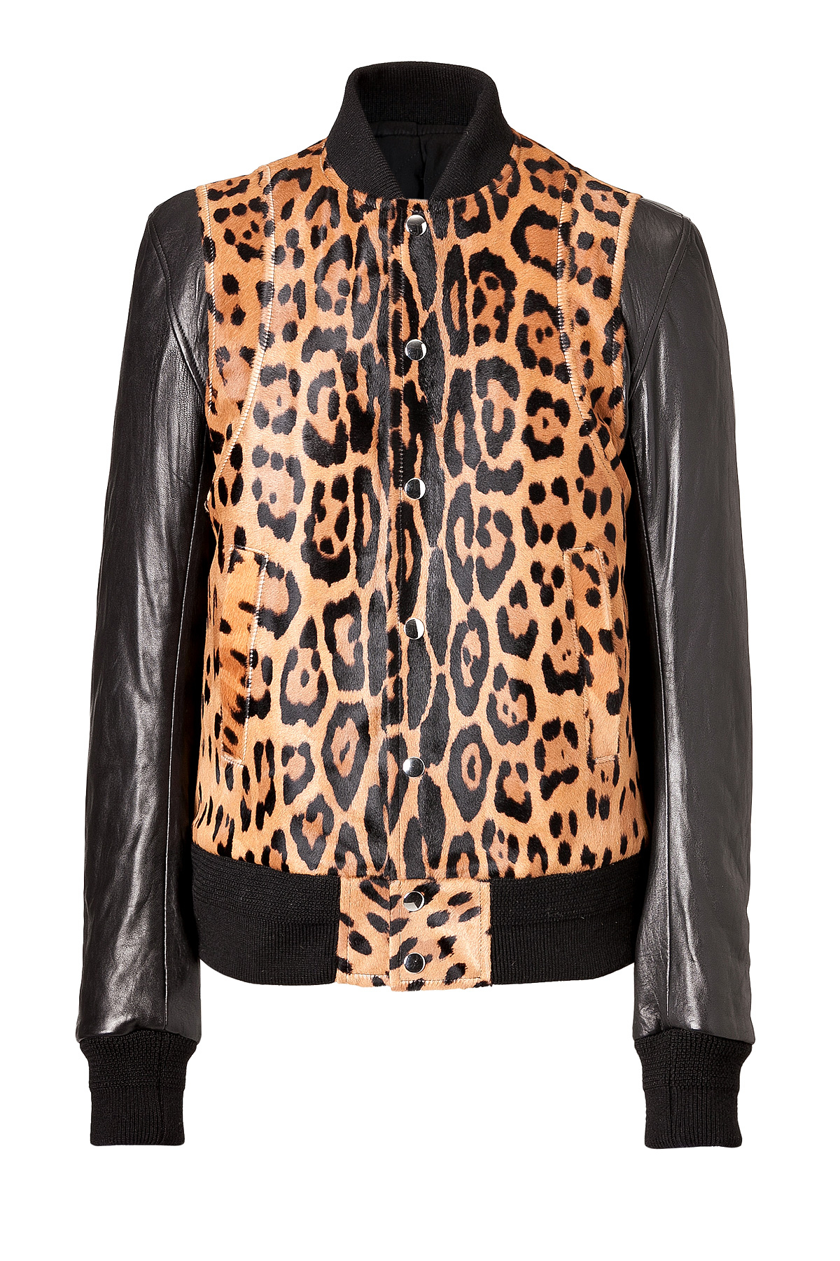 Balmain Leopard-print Bomber Jacket for Men | Lyst