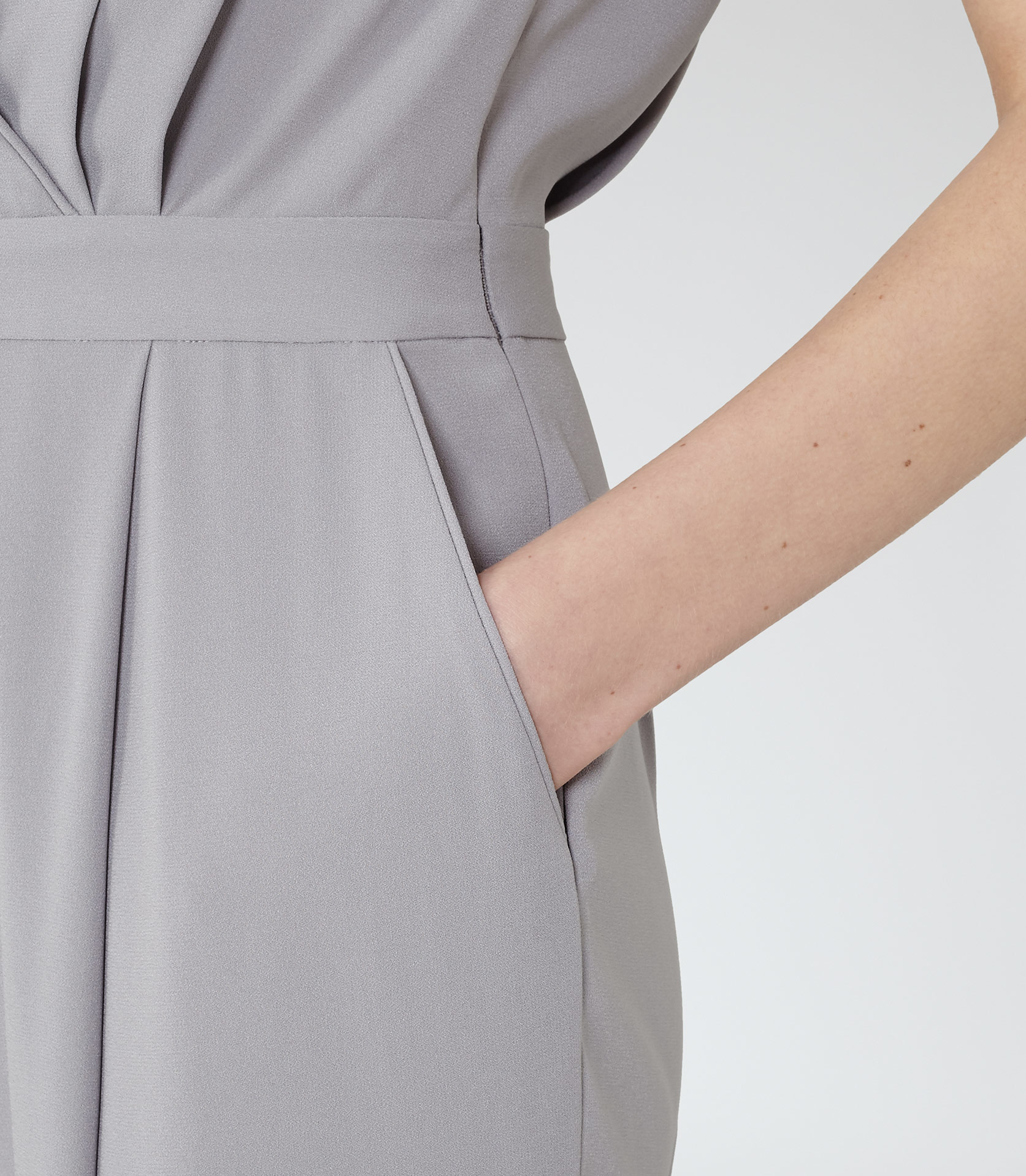 gray jumpsuit womens