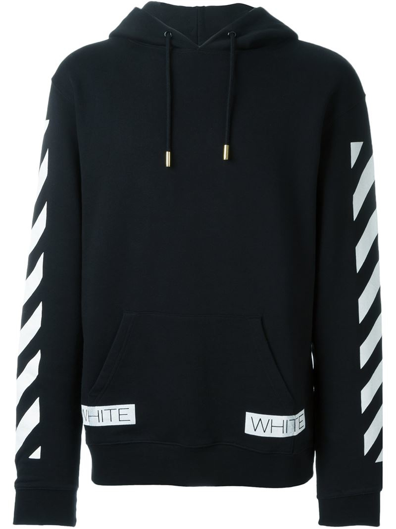 Download Off-White c/o Virgil Abloh Cotton 'blue Collar' Hooded ...