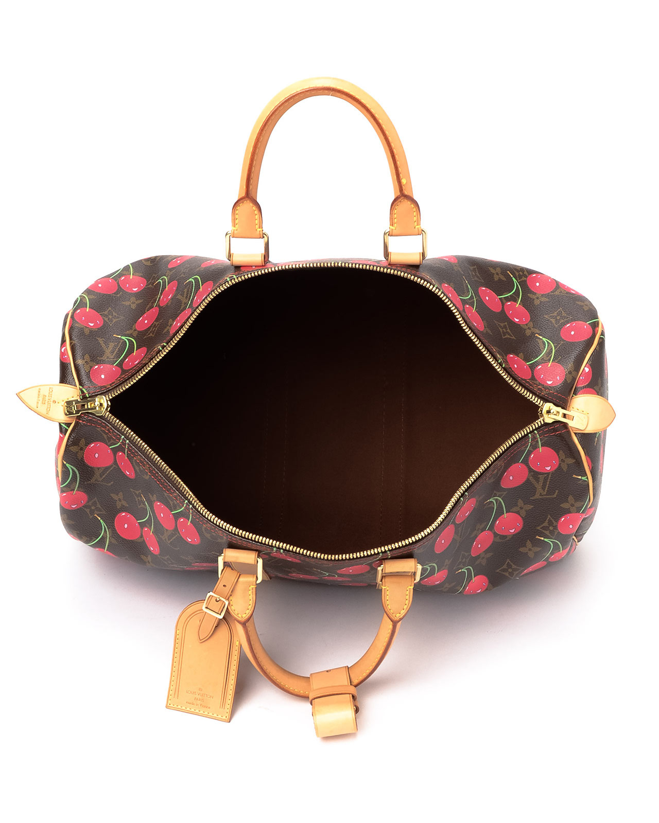 Louis Vuitton Monogram Cherry Keepall 45 Handbag in Brown (Pink) - Lyst