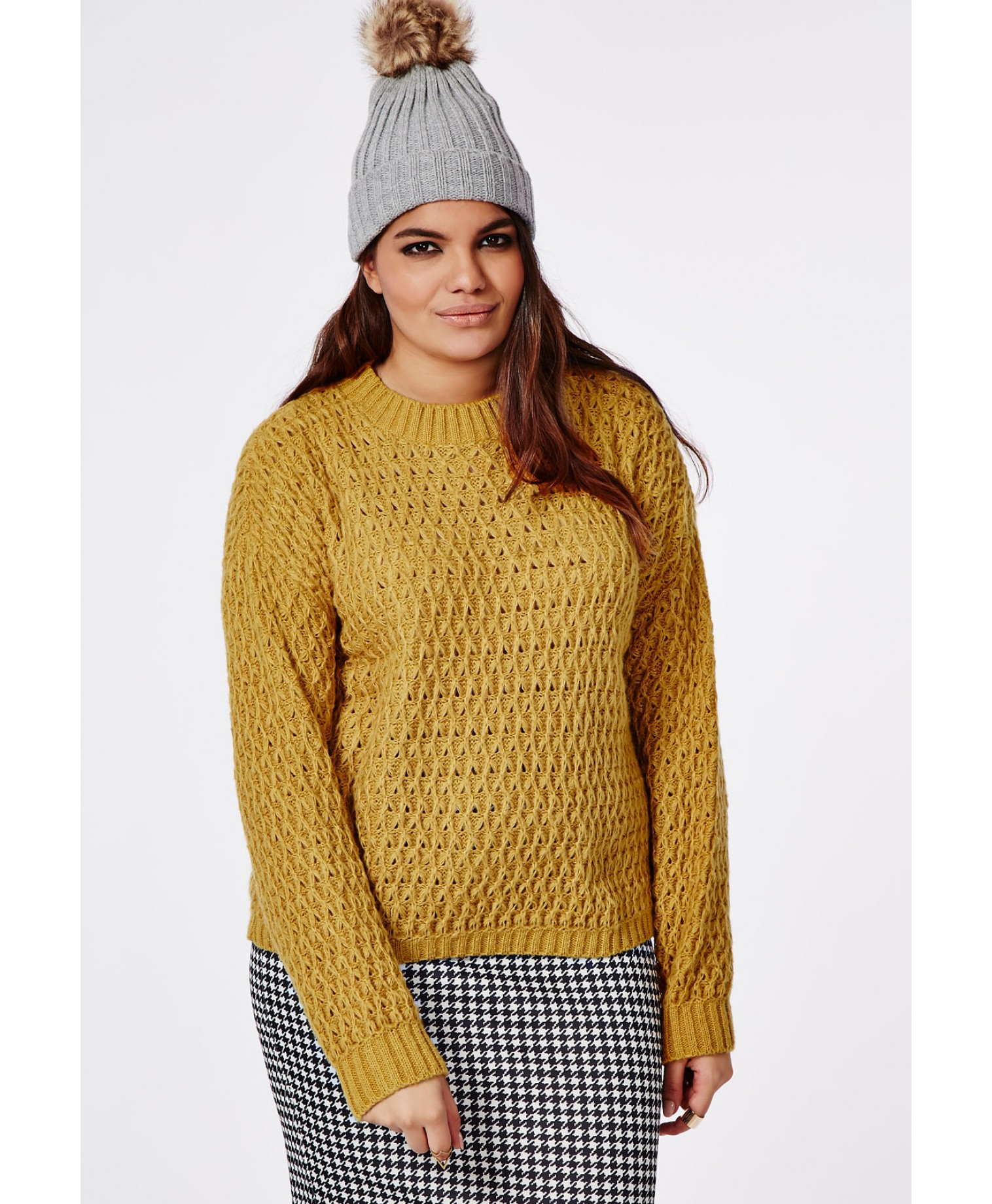 plus size chunky knit jumper