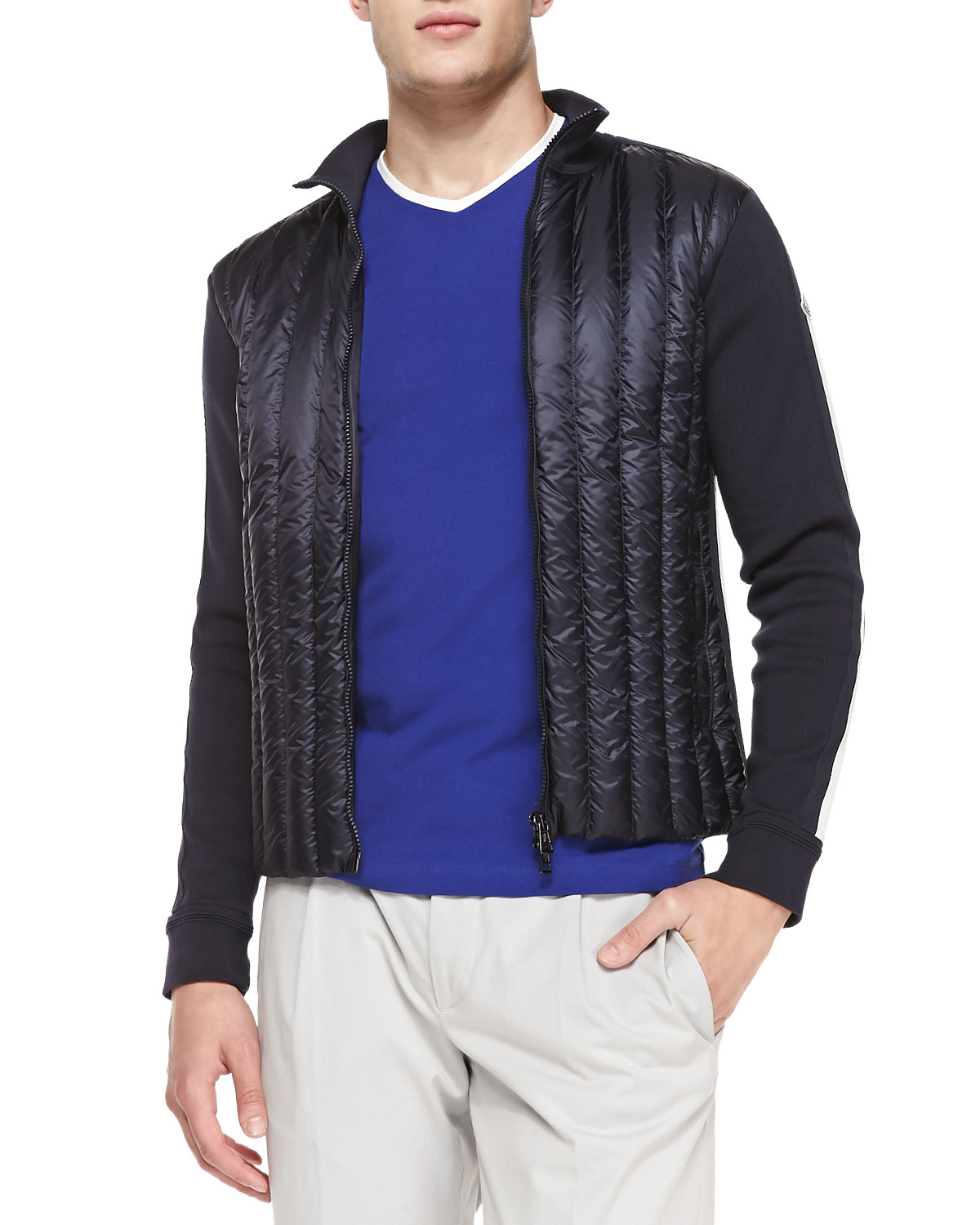 Moncler Quilted Front Jacket Moncler Quilted Front Jacket