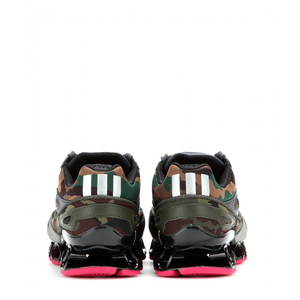 adidas by raf simons bounce camouflage jacquard sneakers
