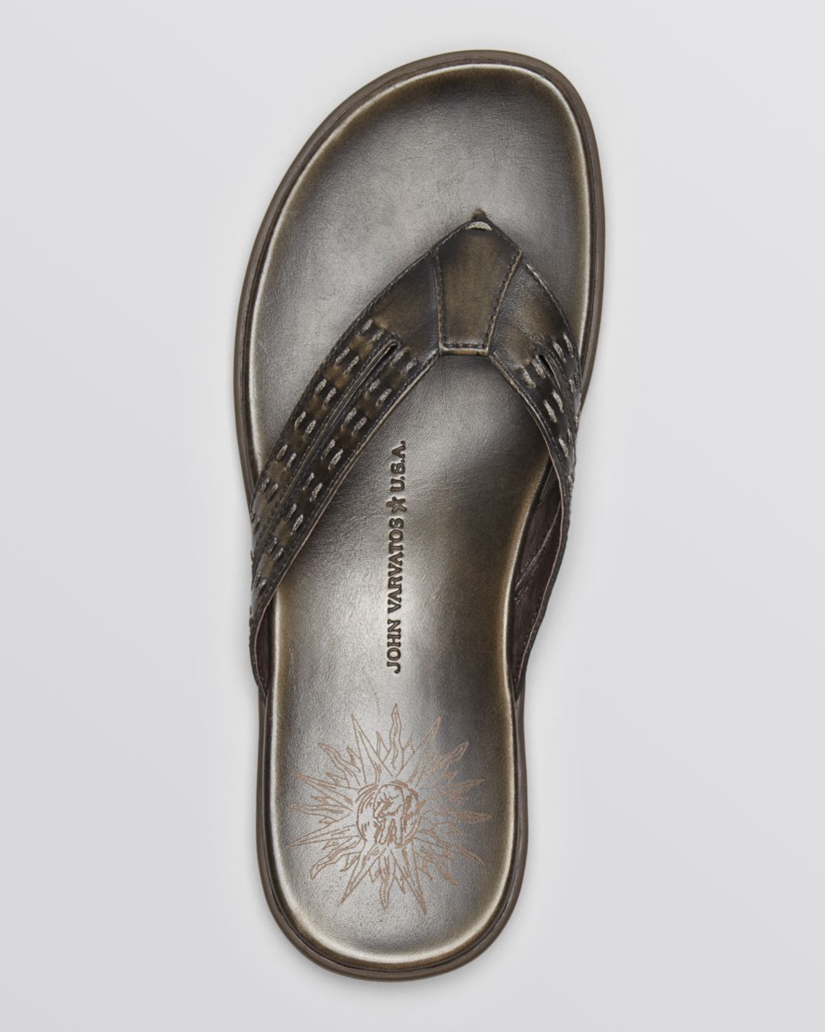 john varvatos flip flops