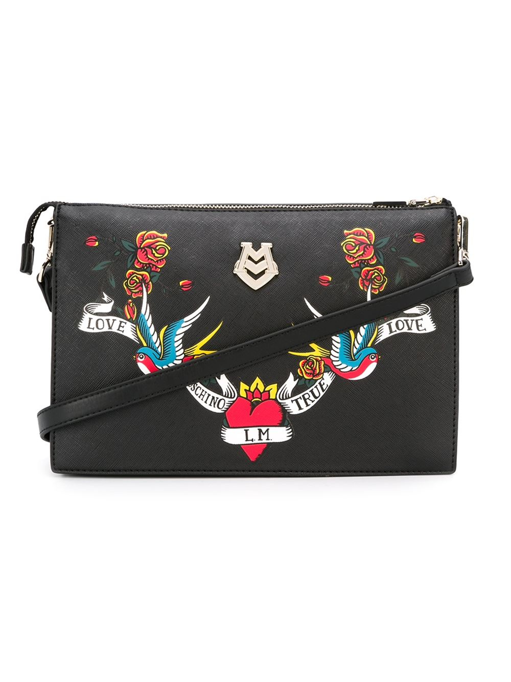 love moschino embroidered bag