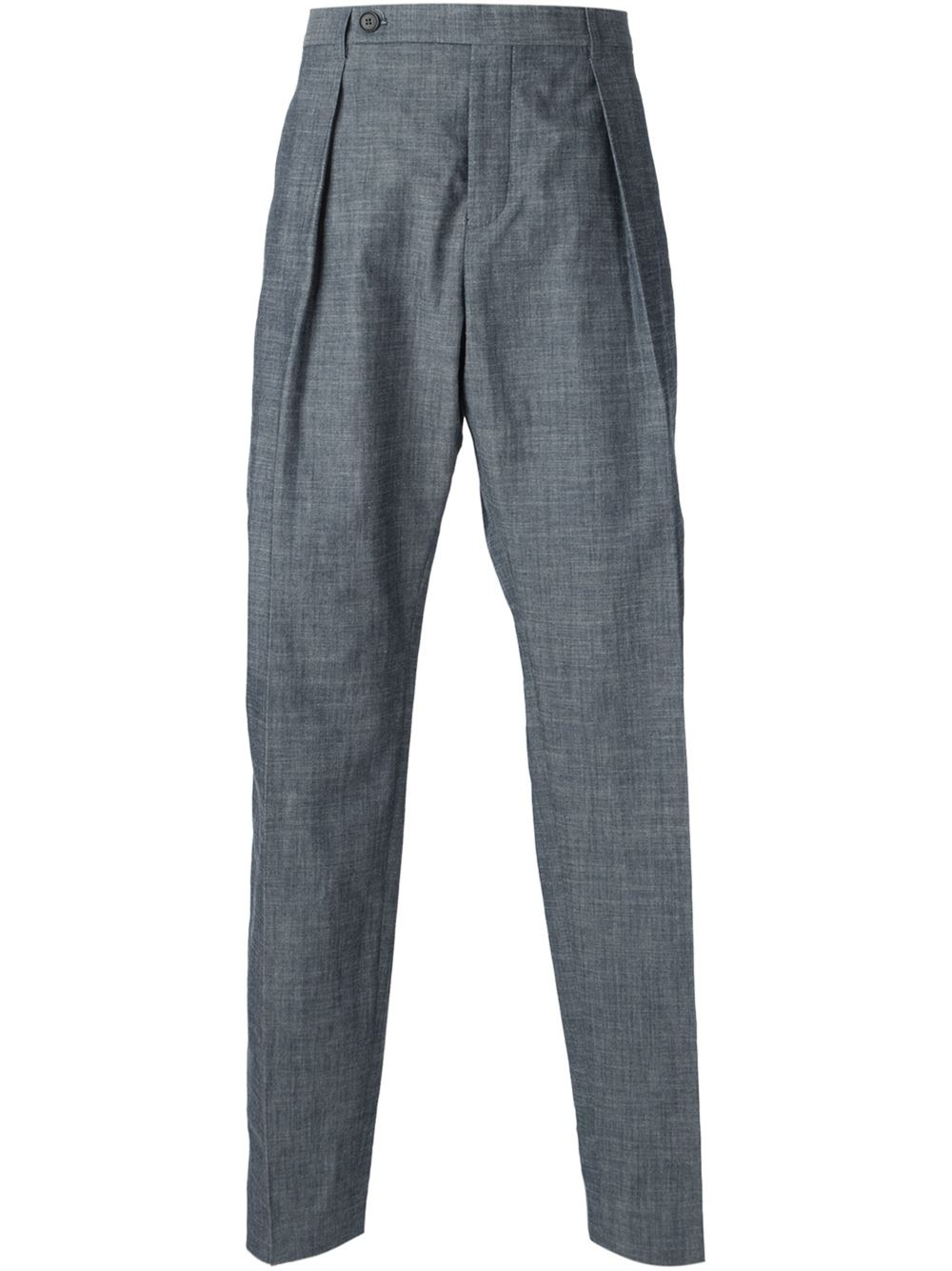Carven | Blue Front Pleat Trousers for Men | Lyst