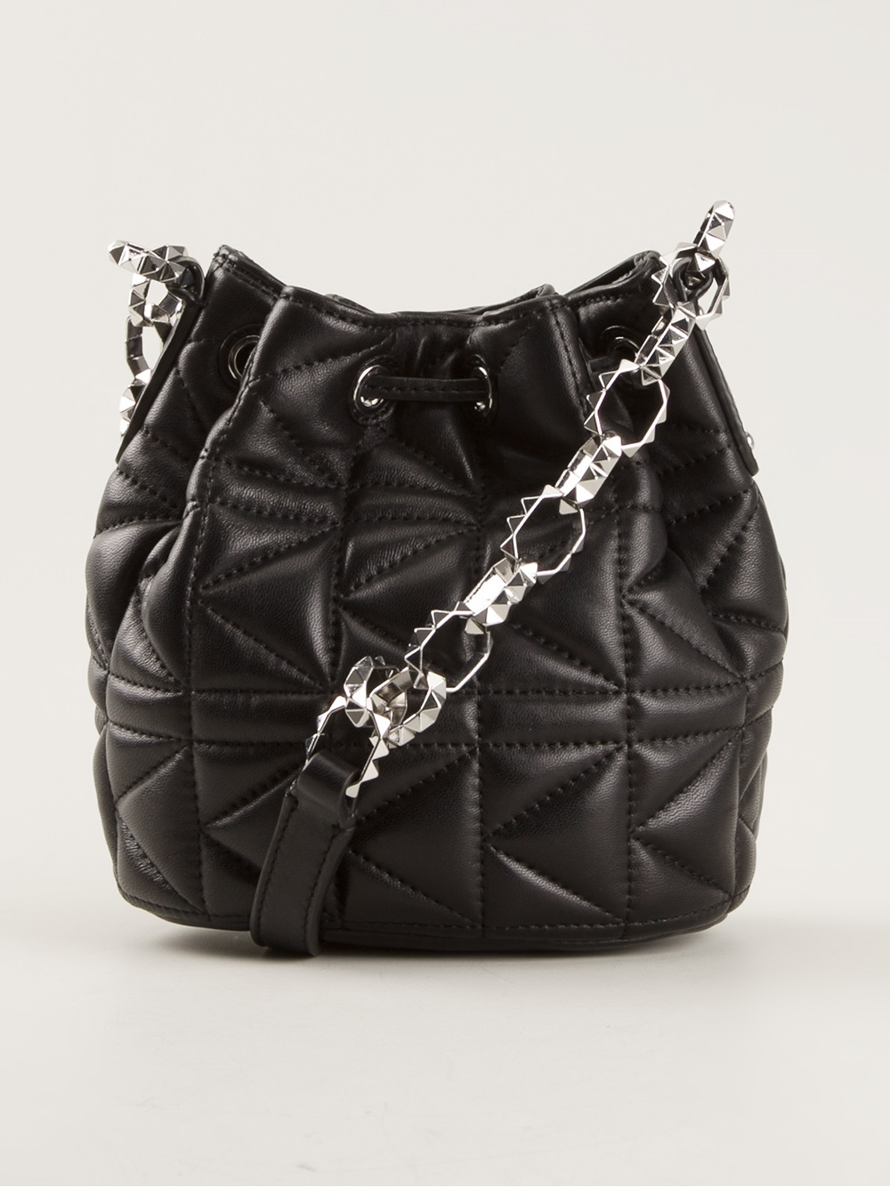 Karl Lagerfeld Quilted Shoulder Bag in Black Lyst