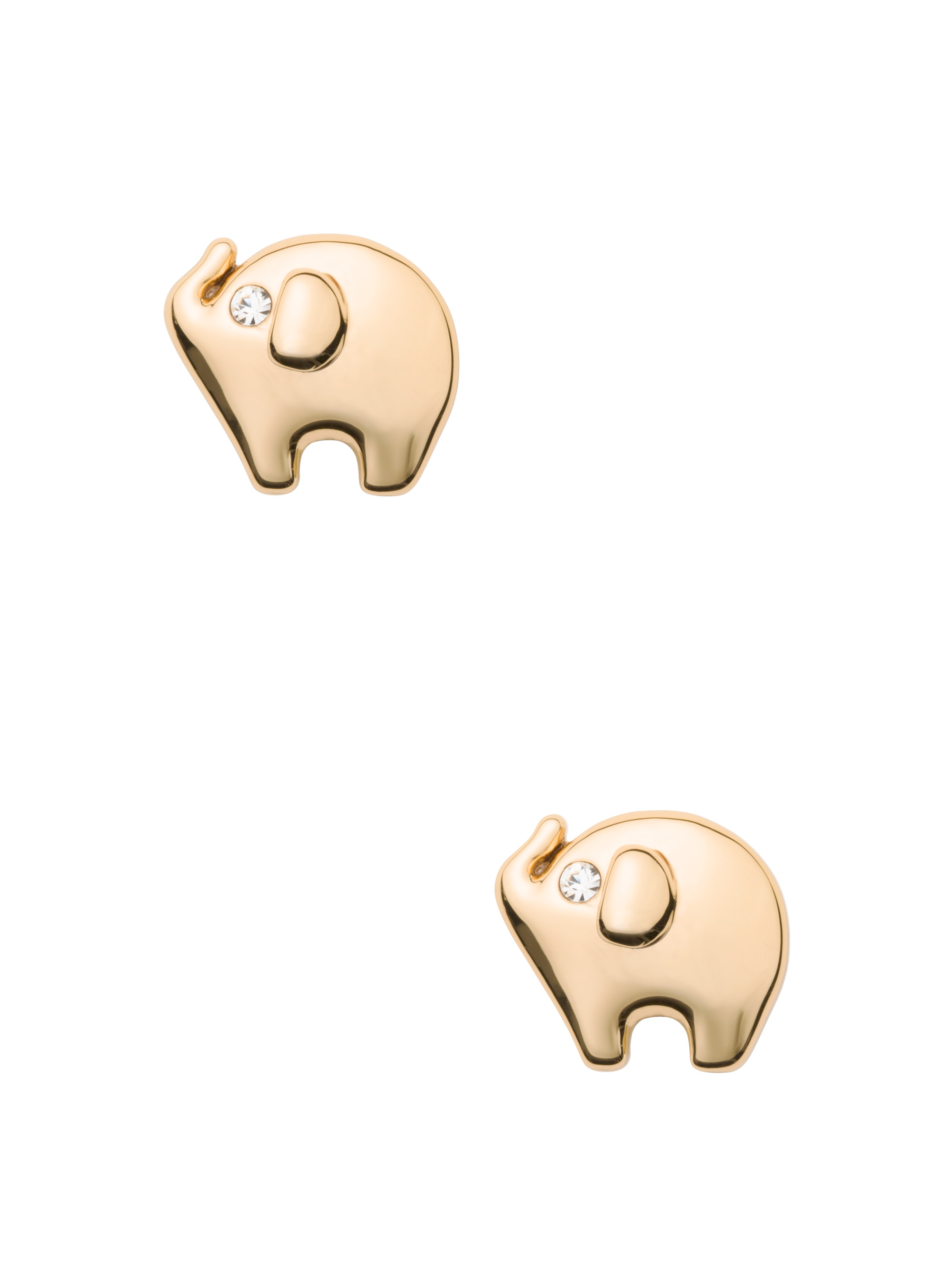 Kate Spade Lucky Elephant Studs in Metallic Lyst