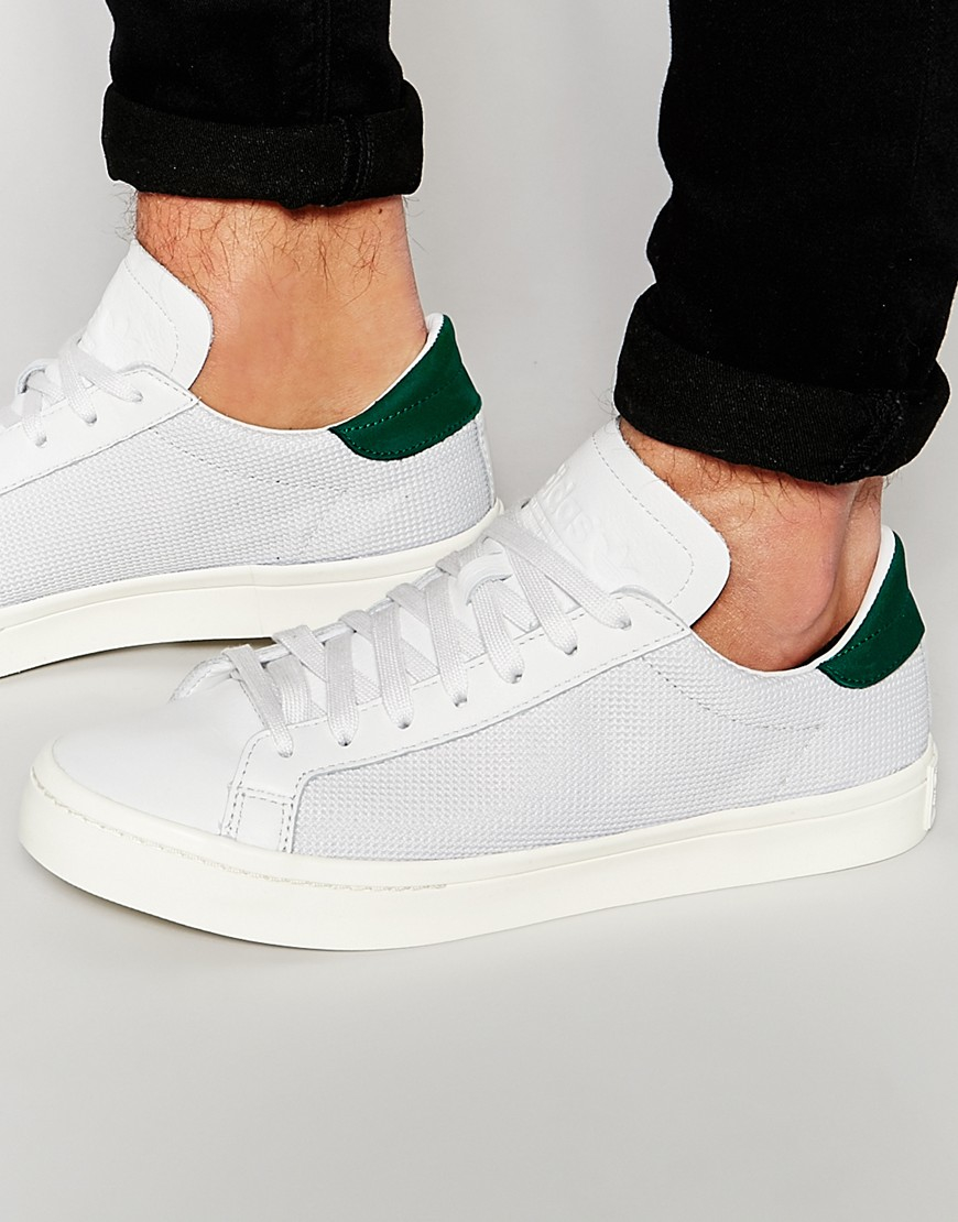 Adidas originals mens court vantage trainers clearance