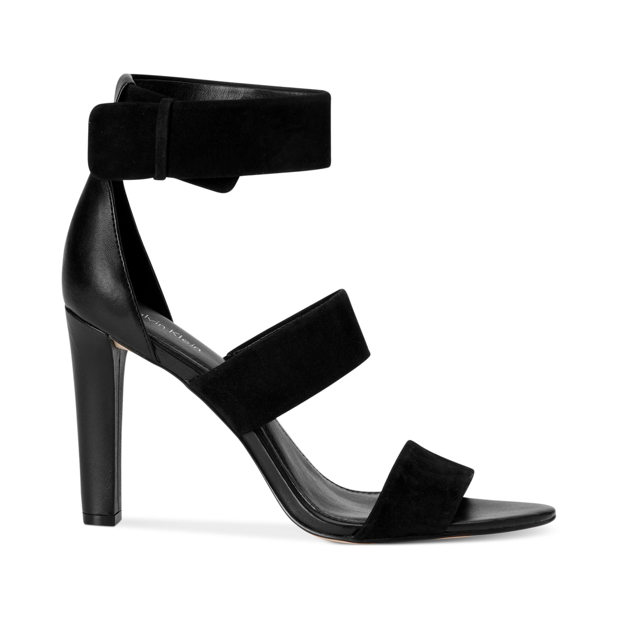 Calvin Klein Womens Asa Sandals in Black - Lyst
