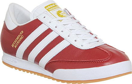 adidas Beckenbauer Trainers - For Men in Red for Men | Lyst UK