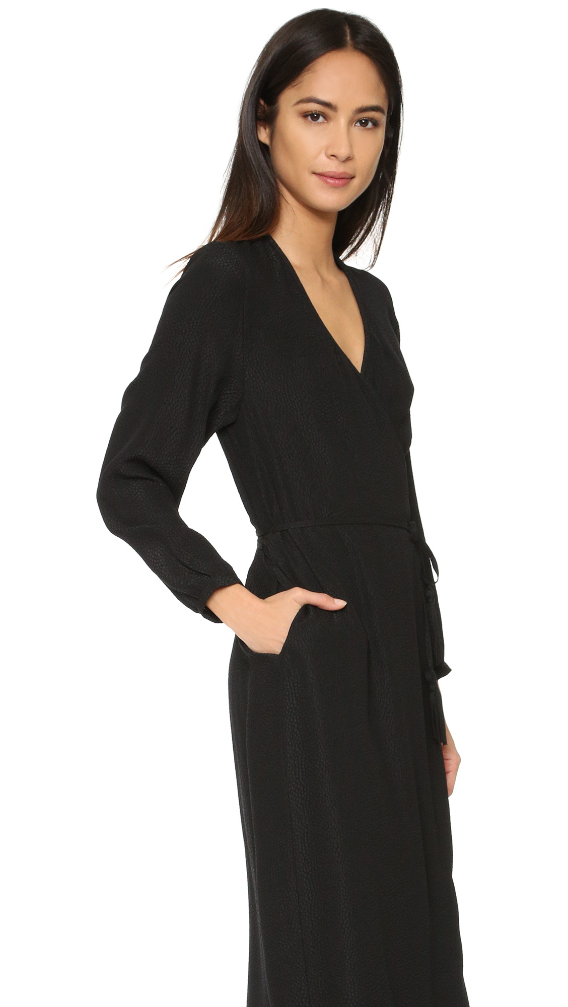 Lyst - Rodebjer Bubble Jacquard Luana Dress in Black