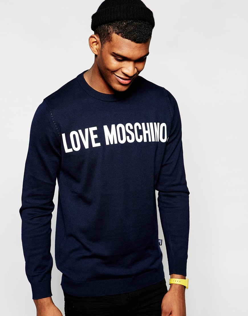 love moschino sweatshirt mens