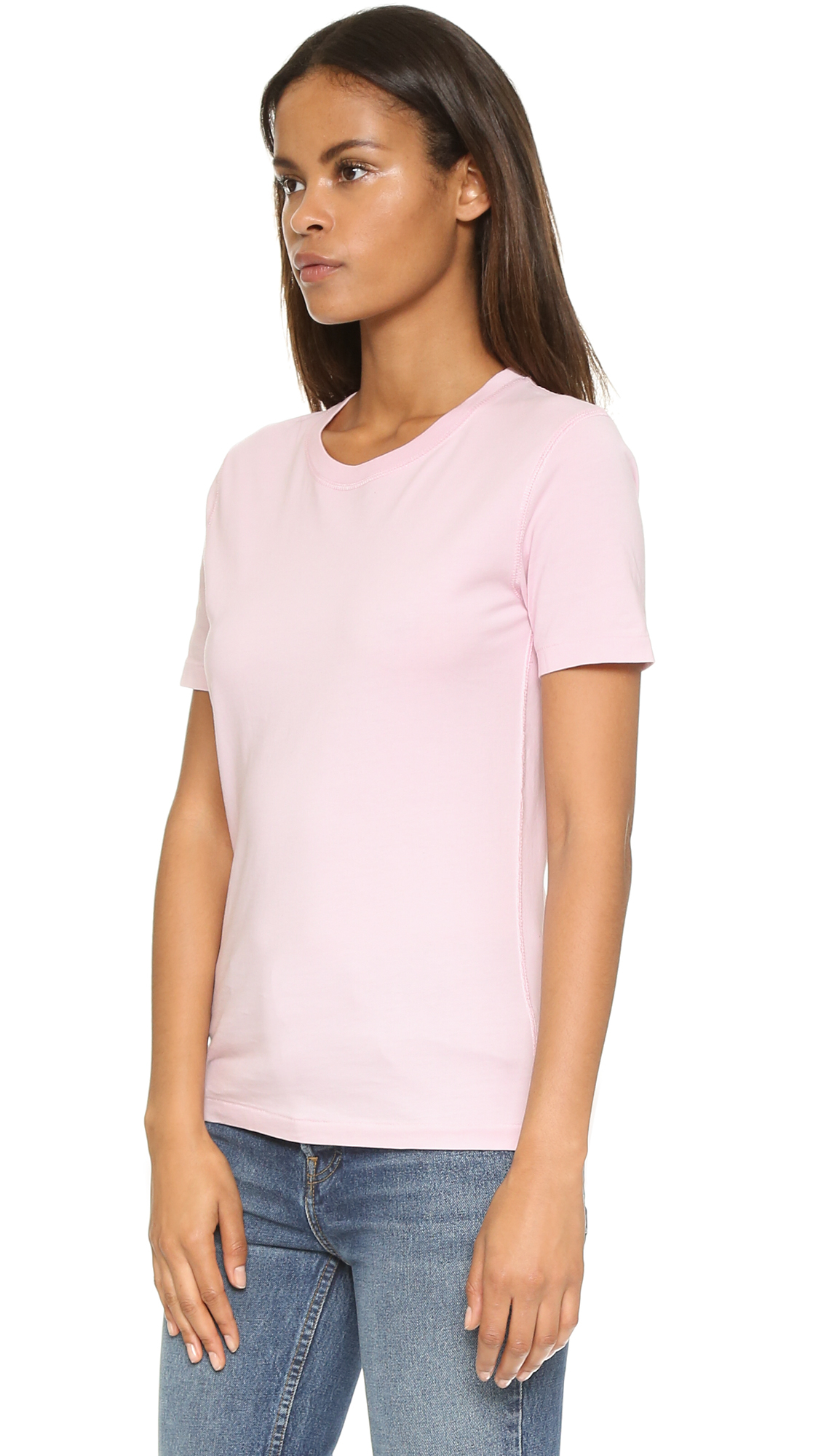 Lyst - Blk Dnm T-shirt 60 - Dusty Pink in Pink