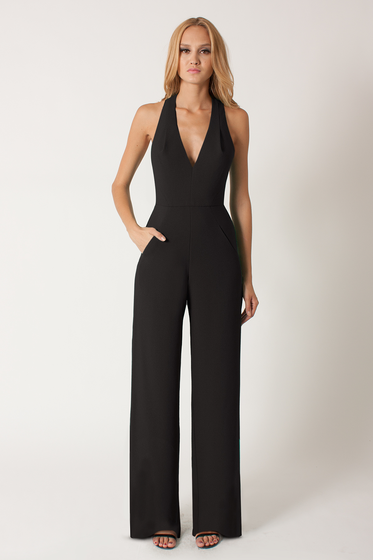 black halo jordan jumpsuit