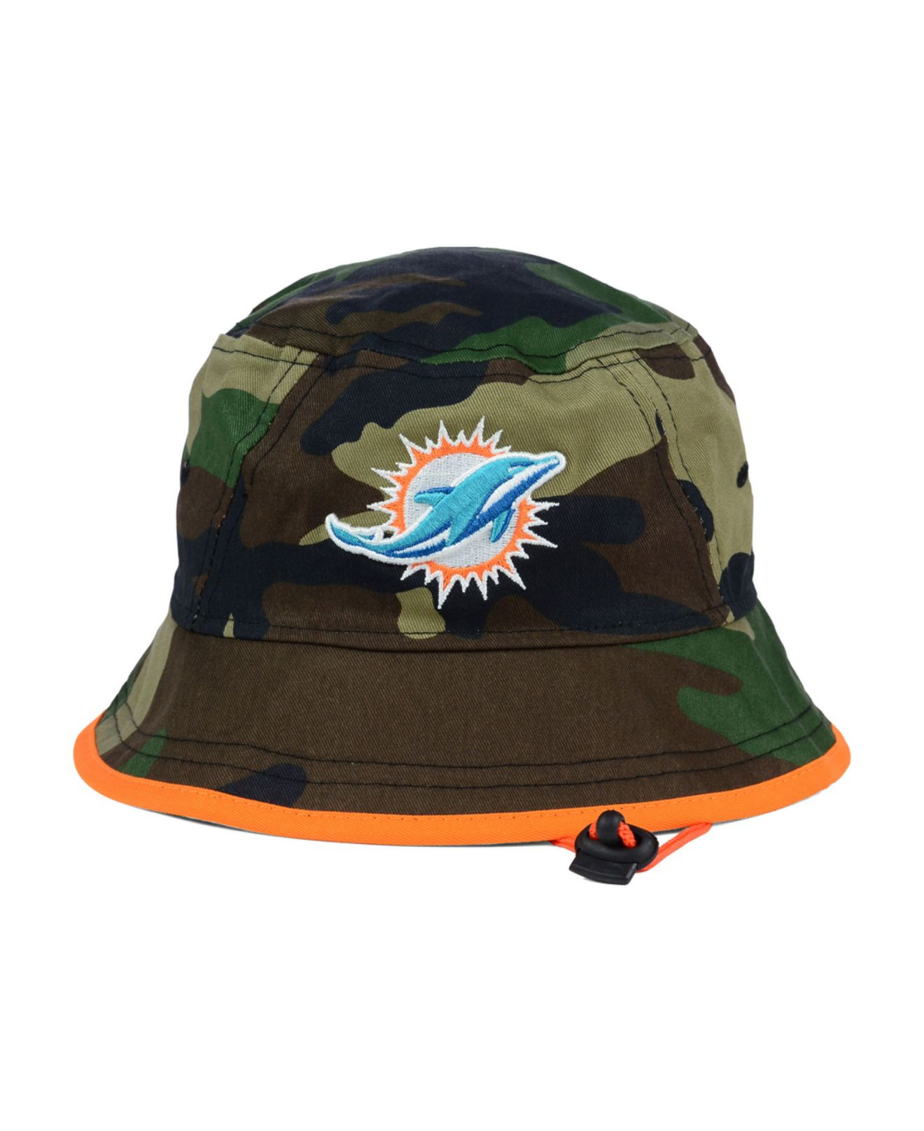 miami dolphins camo hat