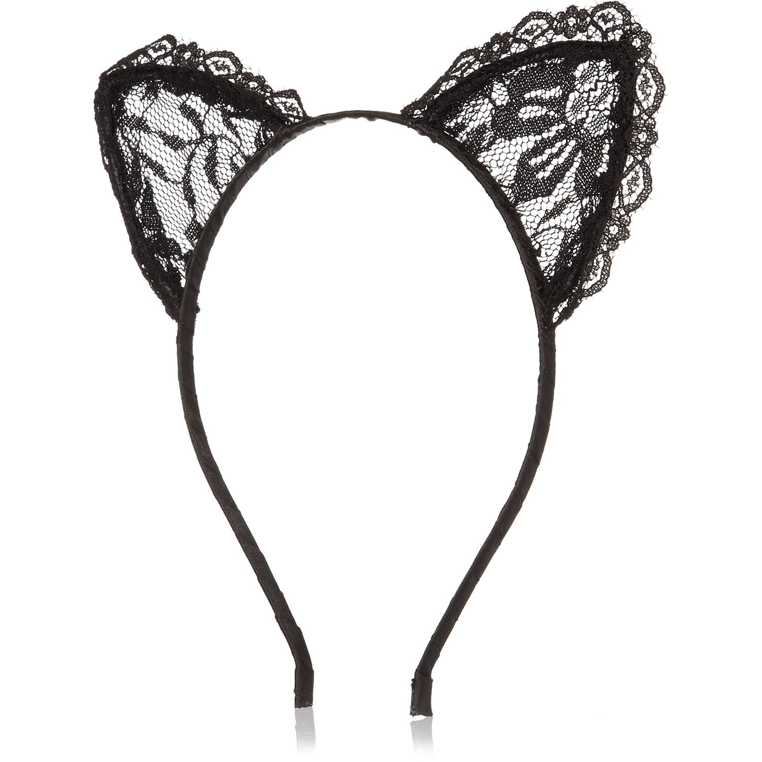 River Island Black Lace Cat Ears Hair Band in Black Lyst