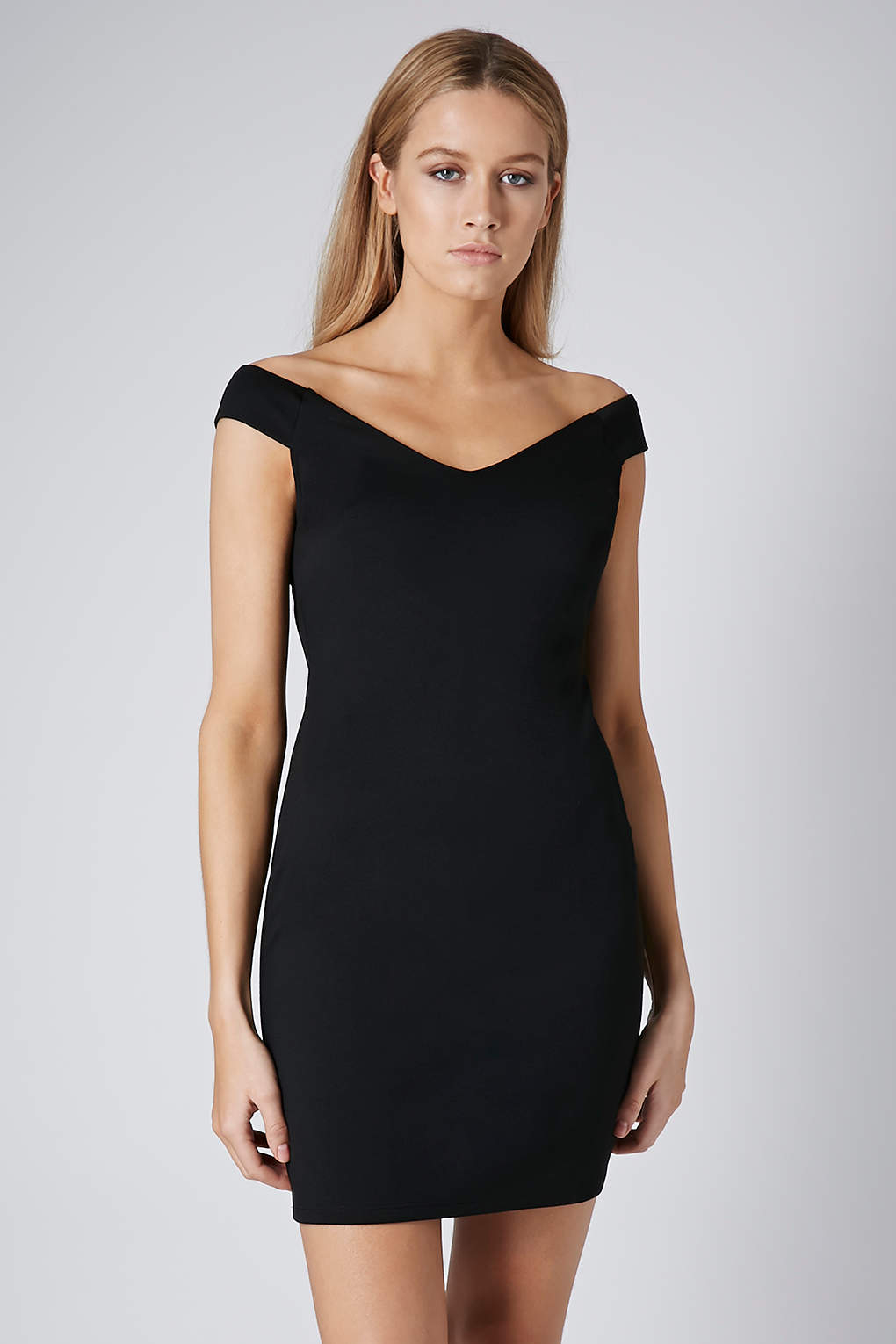 Zara black bodycon dress topshop box