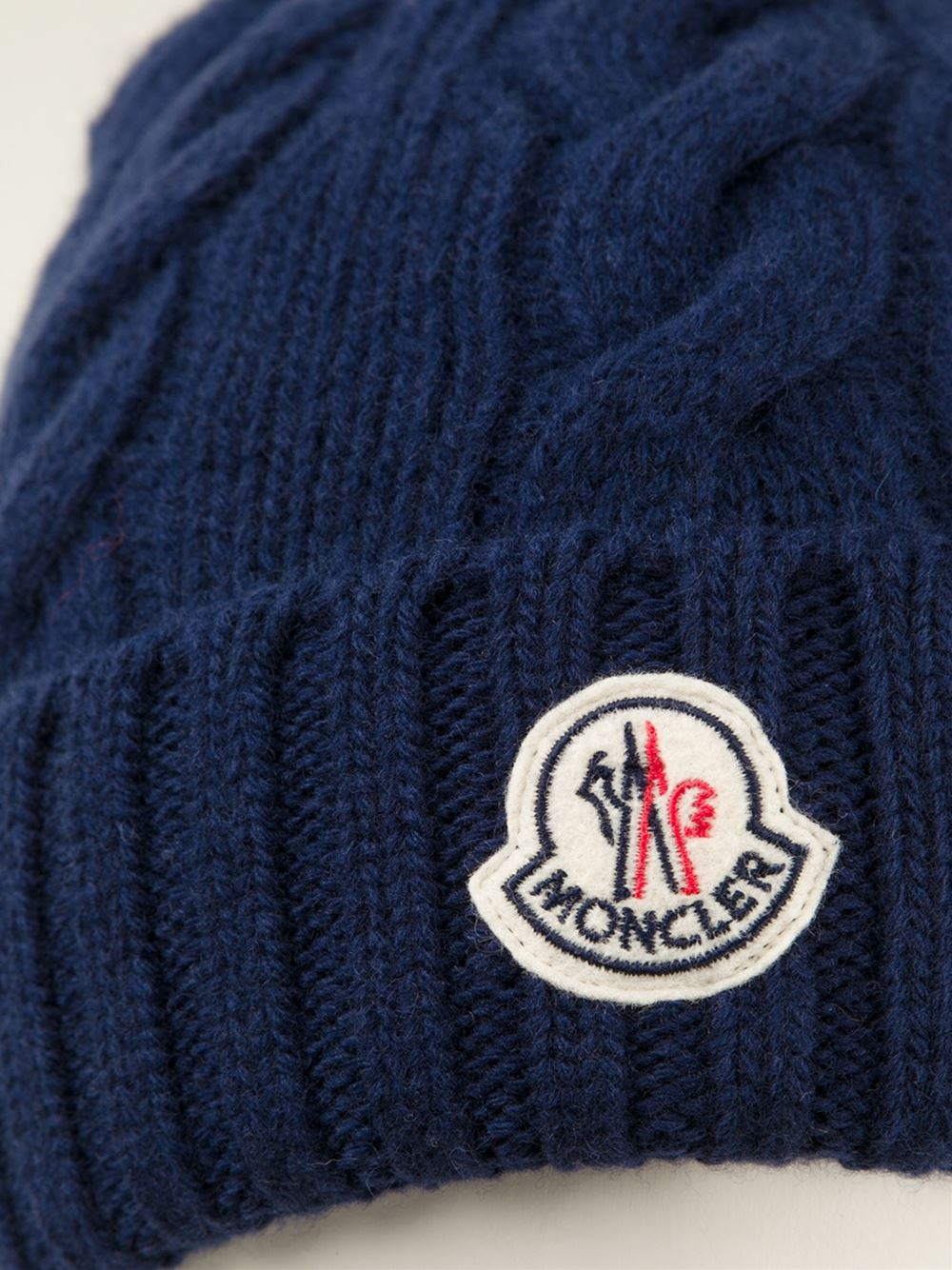 moncler beanie blue