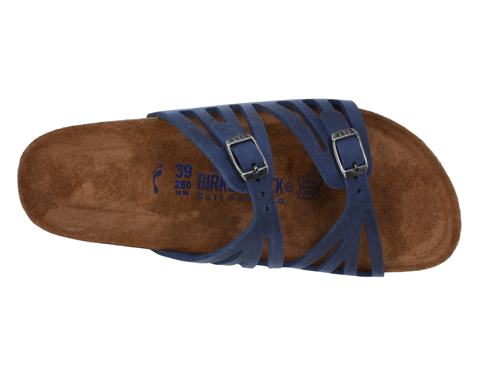 Birkenstock Granada Soft Footbed in Blue | Lyst