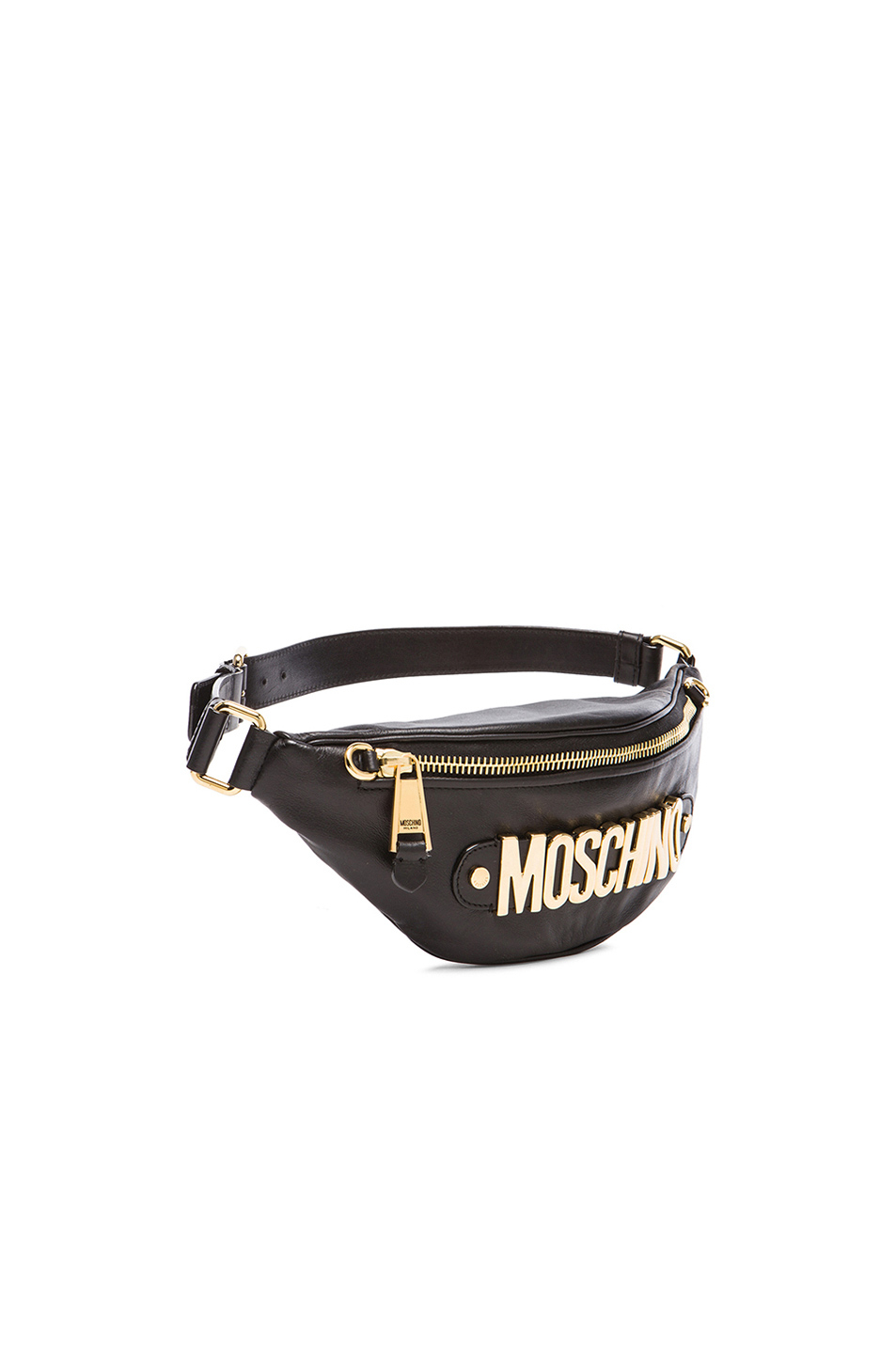 Moschino Logo Fanny Pack in Black - Lyst