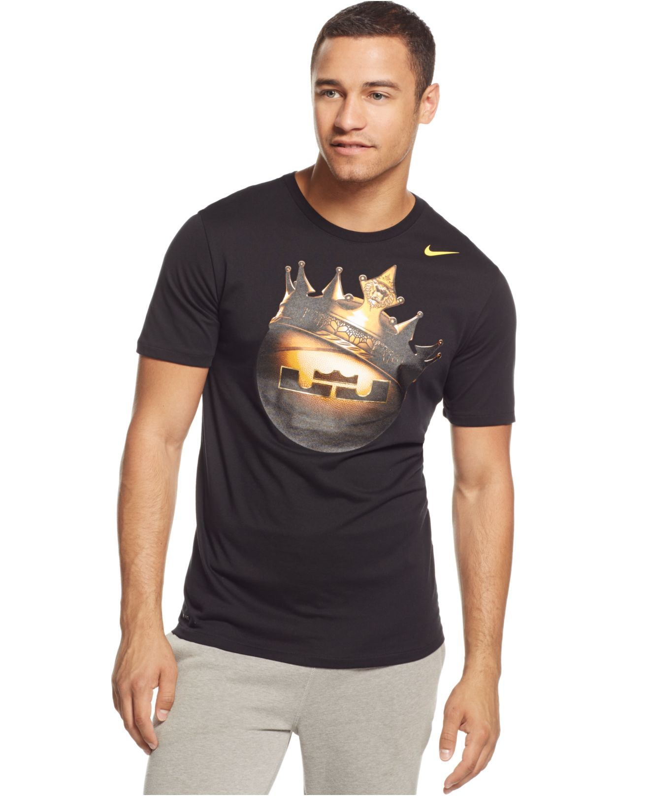 gold lebron shirt
