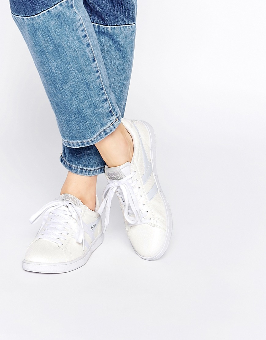 white gola sneakers