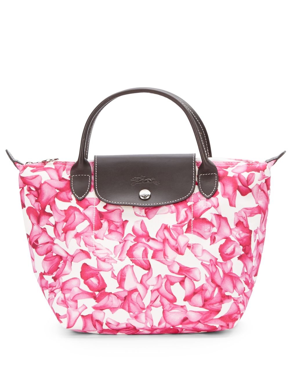 Longchamp Darshan Floral Small Tote Bag in Pink | Lyst