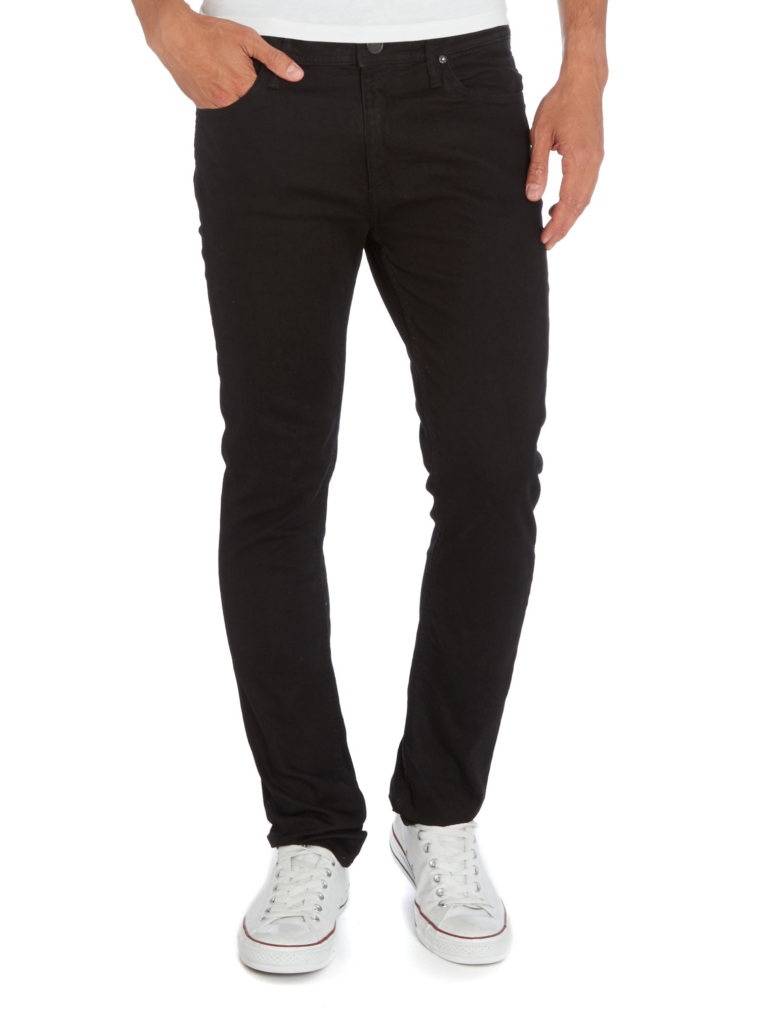 Jack & Jones Skinny Fit Ben Original Jeans in Black for Men - Lyst