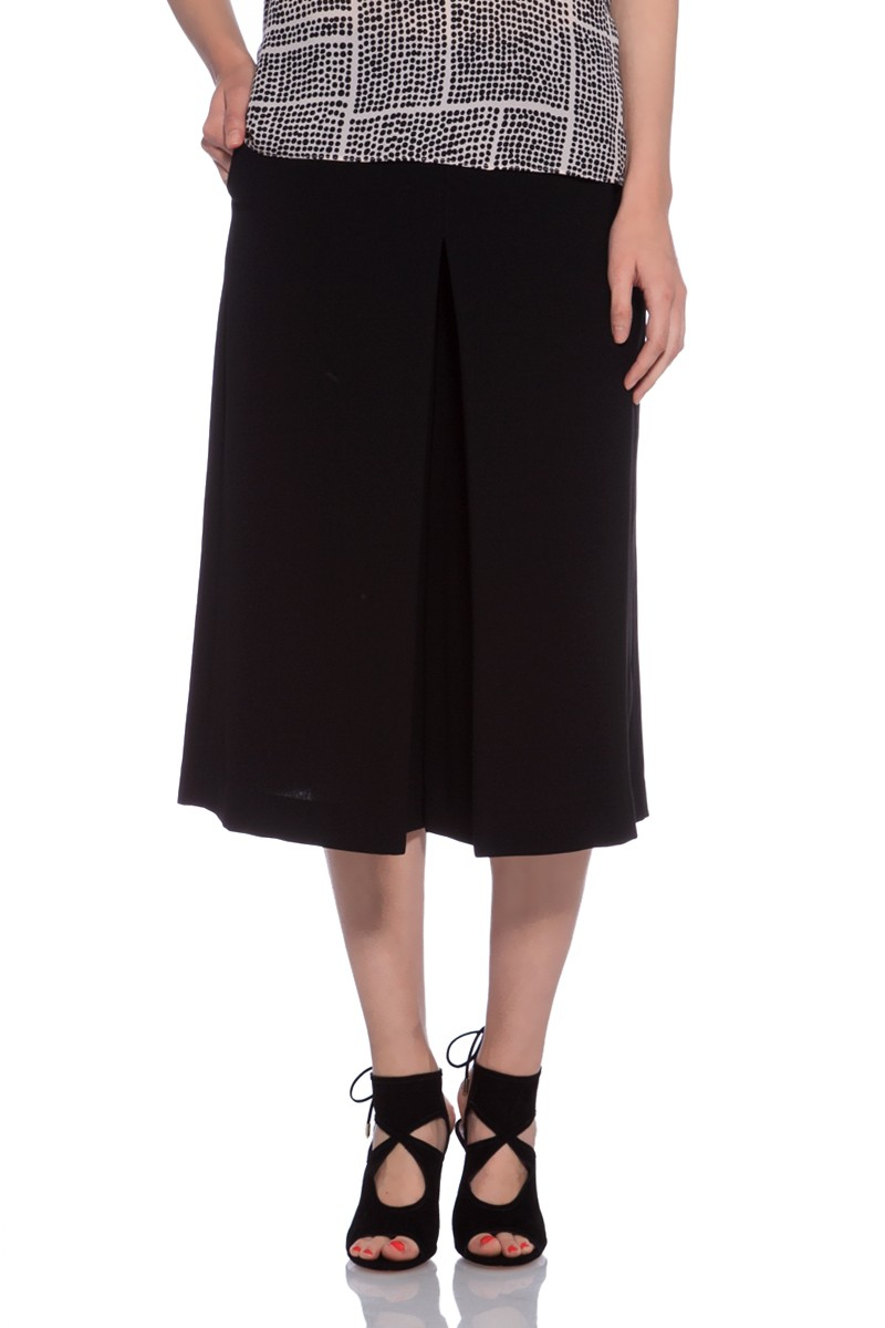 printed culotte pants