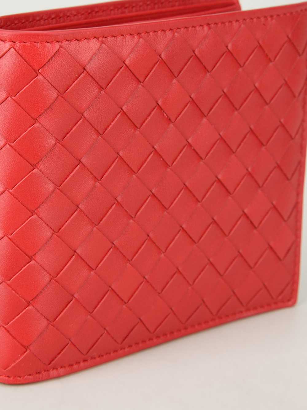 bottega veneta wallet red