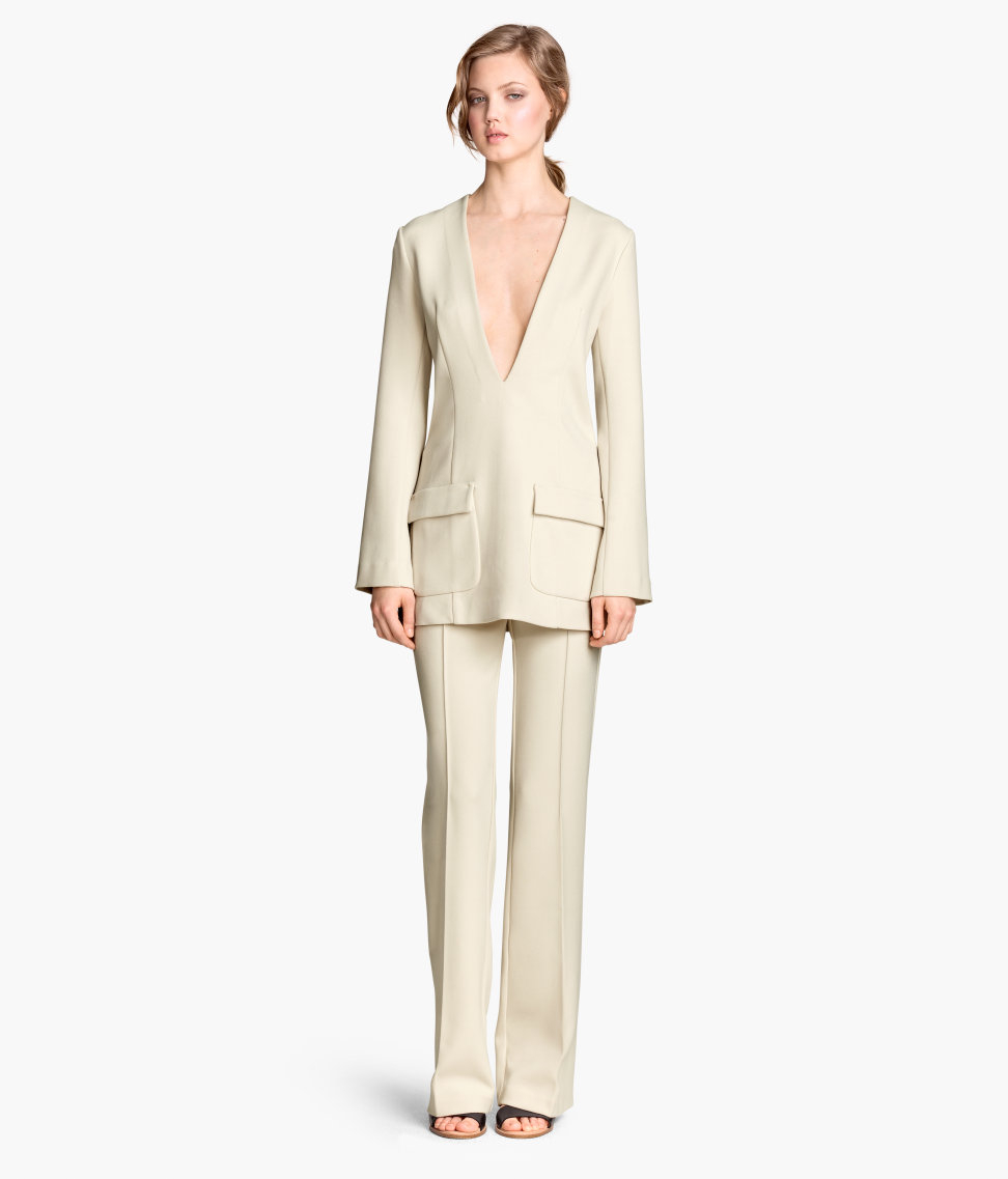 flared trousers h&m