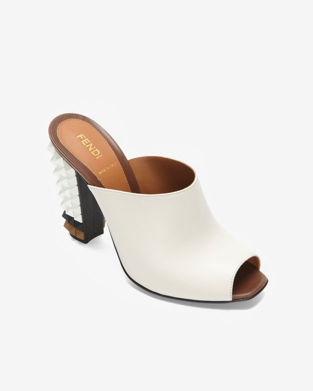 leather open toe clogs