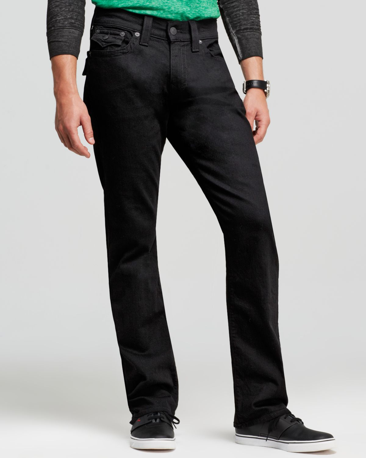 True religion Jeans - Ricky Relaxed Fit In Black Midnight in Black for ...