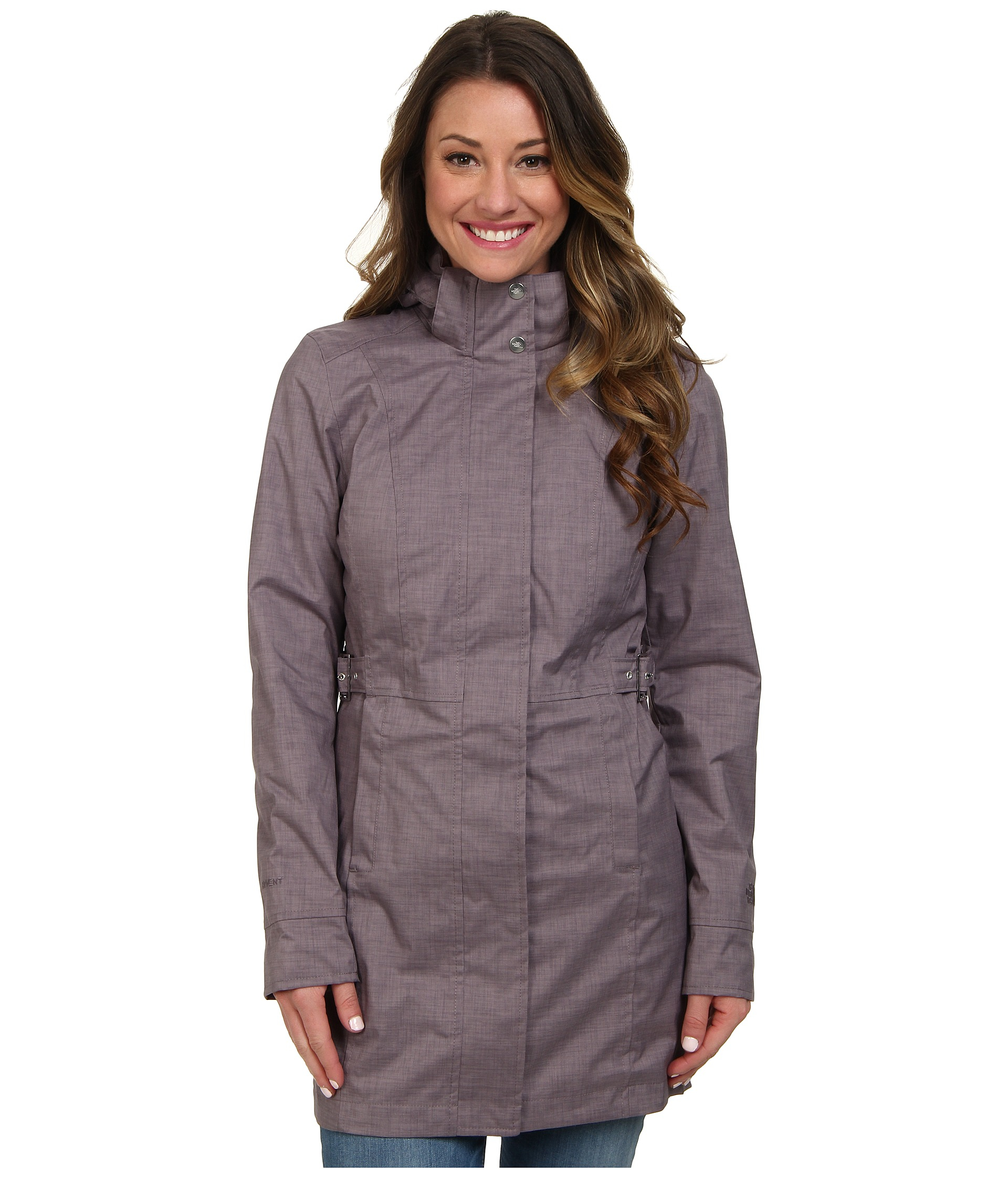 north face laney trench coat