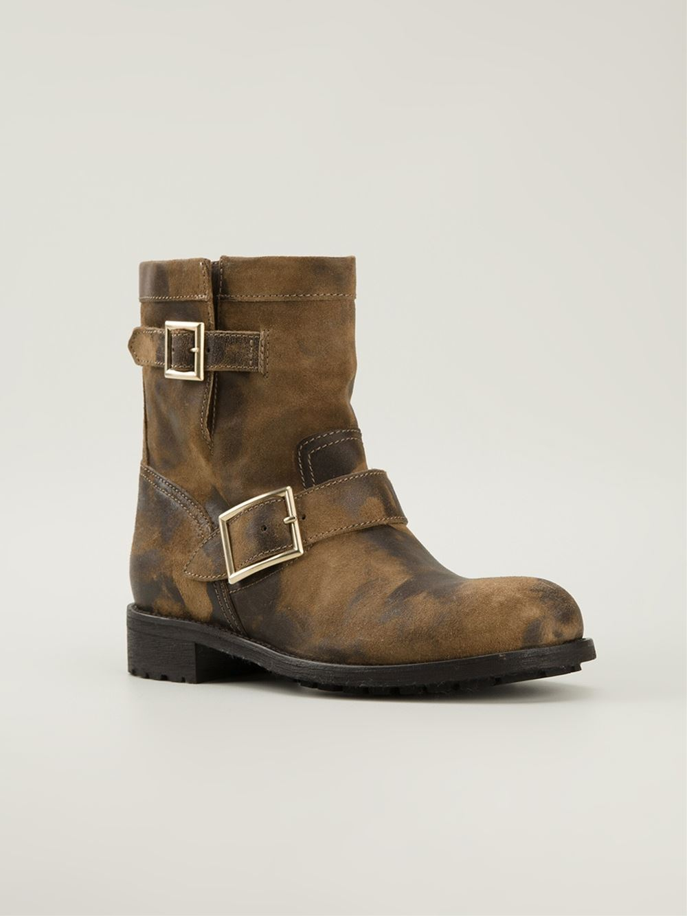 Jimmy Choo 'Youth' Boots in Brown | Lyst