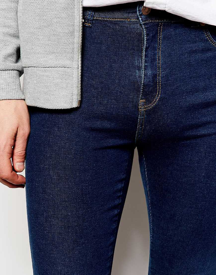 Dr. Denim Jeans Plenty High Spray On Extreme Super Skinny Mid Stone Wash in  Blue for Men | Lyst
