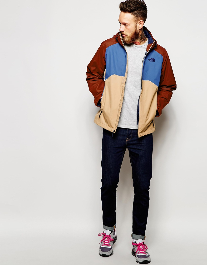 The North Stratos Jacket With Mesh Lining in Red for Men | Lyst