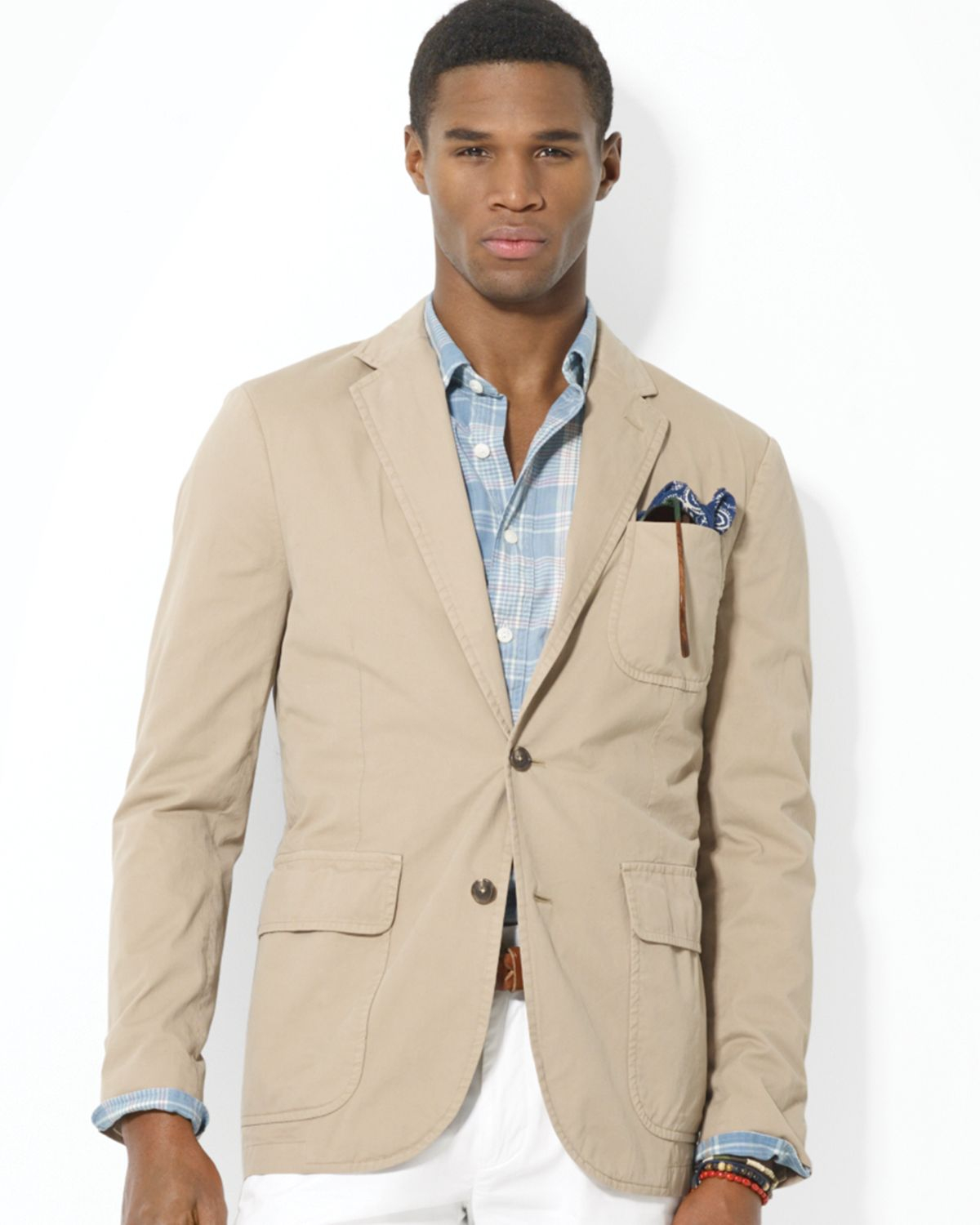 Lyst - Ralph Lauren Polo Twill Sport Coat in Natural for Men