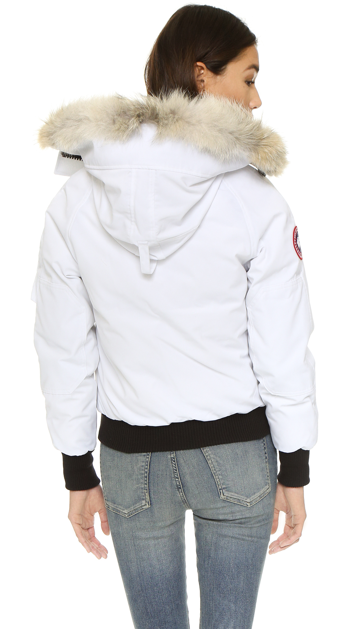 Canada Goose Chilliwack Bomber Jacket in White - Lyst