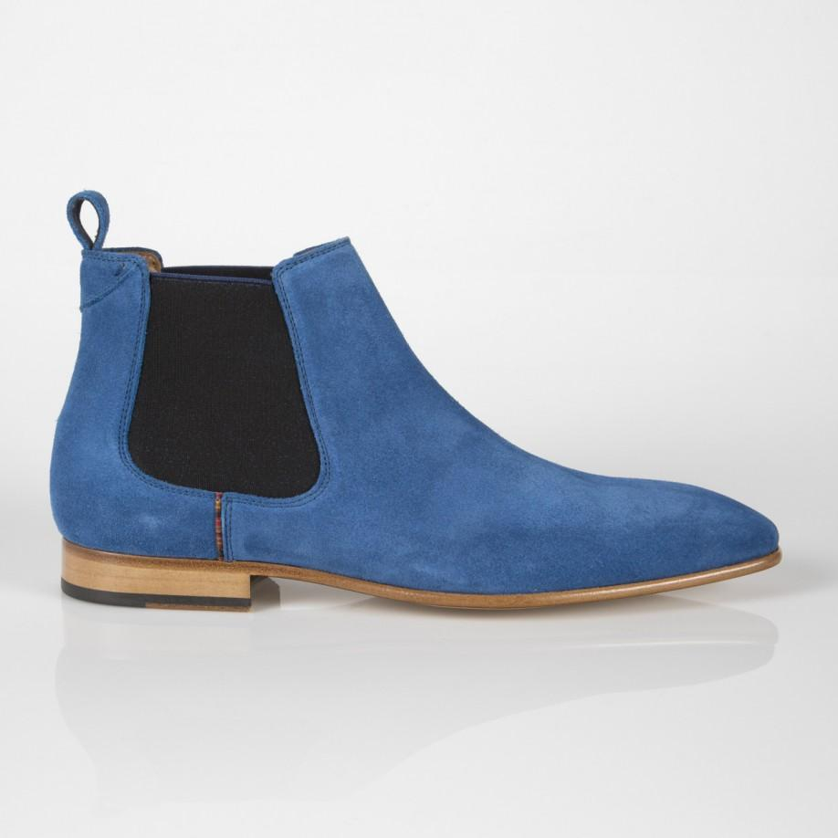 paul smith blue suede shoes