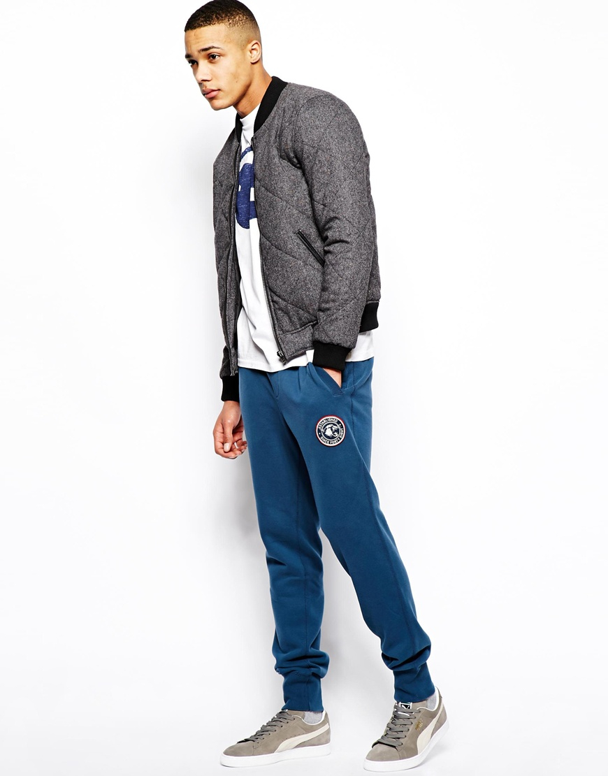 puma sweatpants blue