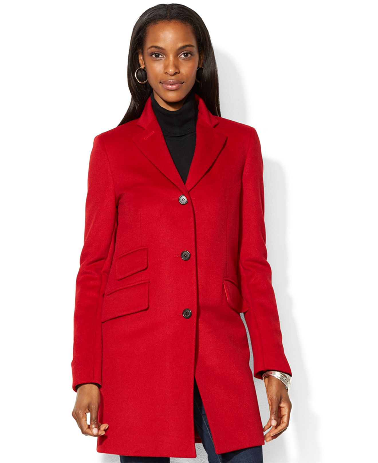 ralph lauren wool coat macys