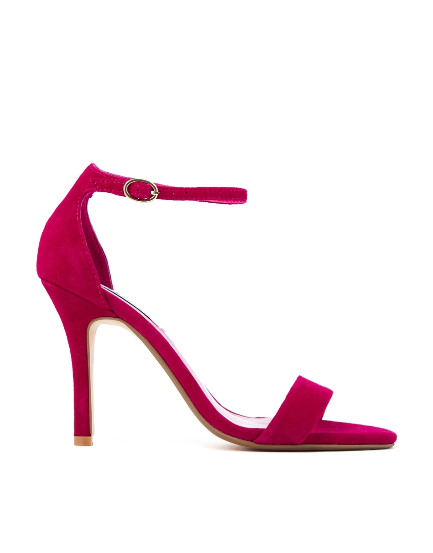 Dune Hydro Fuschia Barley There Heeled Sandals in Pink - Lyst