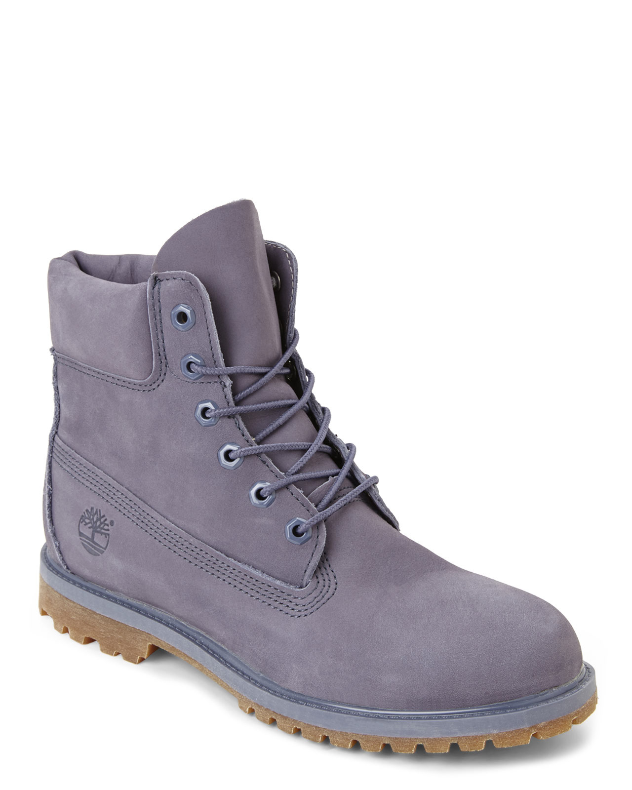 gray and blue timberlands