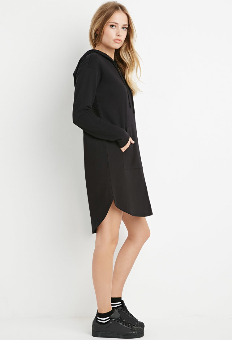 hooded dress forever 21